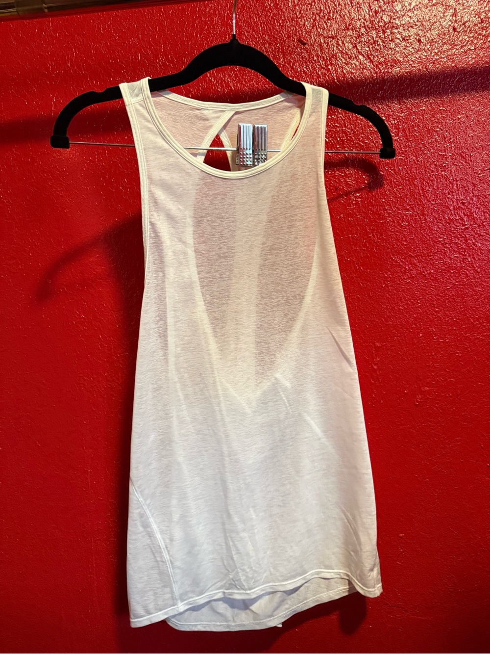 11. Preloved lululemon White Racerback Tank Top